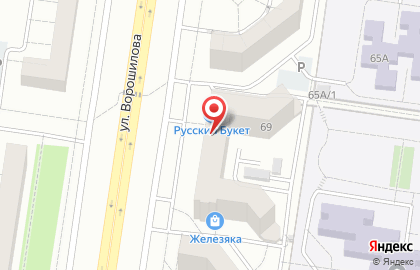 Магазин Ямщик в Автозаводском районе на карте