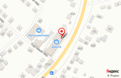 Супермаркет Дикси на Советской улице на карте