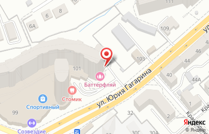 Студия массажа Валентины Леоновой на улице Юрия Гагарина на карте
