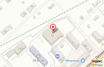 Профессиональное училище №18 в Комсомольске-на-Амуре на карте