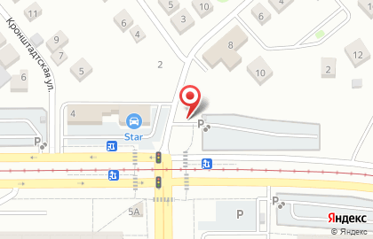 Автостоянка в Челябинске на карте