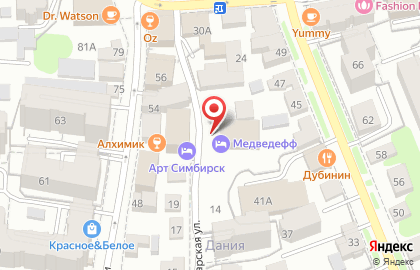 Комплекс Медведефф на Нижнетатарской улице на карте