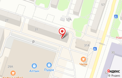 Цветочный бутик ЦвеТТорг в Центральном районе на карте