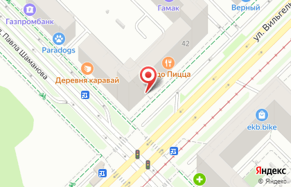 Страховая медицинская компания Урал-Рецепт М на улице Вильгельма де Геннина на карте