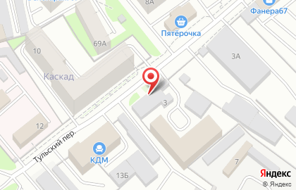 Магазин медицинских товаров Медтехника-Смоленск в Тульском переулке на карте