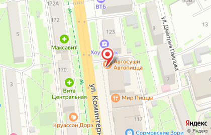 Оптово-розничная компания Непроспи на улице Коминтерна 121 на карте
