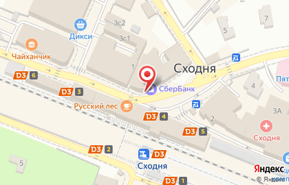 СберБанк на улице Кирова, 1а в Химках на карте