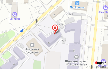 Центр детского творчества Алексеевский на Новоалексеевской улице на карте