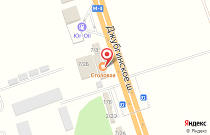 Столовая в Краснодаре на карте