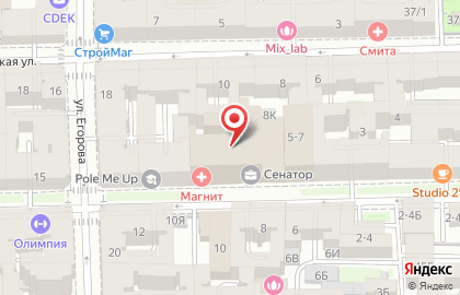 Банк Сосьете Женераль Восток (круглосуточно) на 6-ой Красноармейской улице на карте