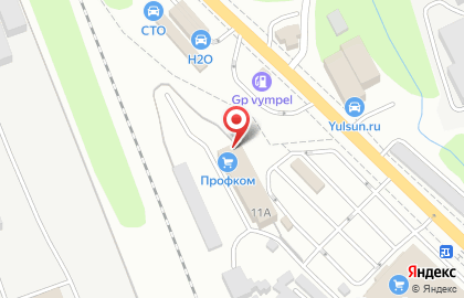 Магазин отделочных материалов Профком на Лесозаводской улице на карте