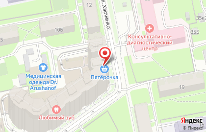 Супермаркет Пятёрочка в Санкт-Петербурге на карте