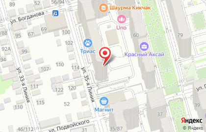 Рекламно-производственная компания Квадрат в Ростове-на-Дону на карте