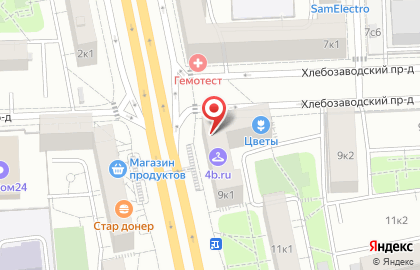 МГСА, Московский городской союз автомобилистов, Южный административный округ на карте