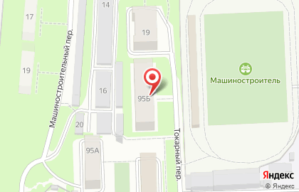 Общежитие Кировский авиационный техникум на улице Розы Люксембург на карте