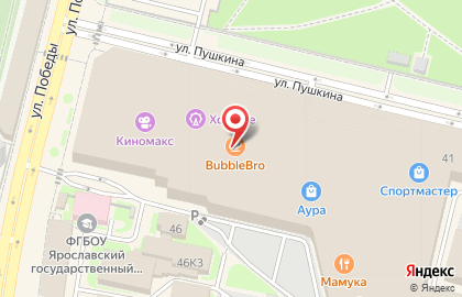 Магазин мороженого 33 пингвина на улице Победы на карте