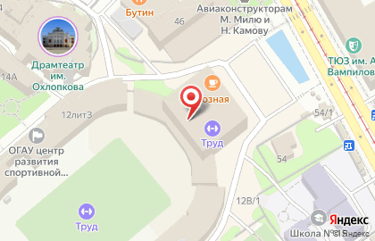Спортландия на улице Ленина на карте
