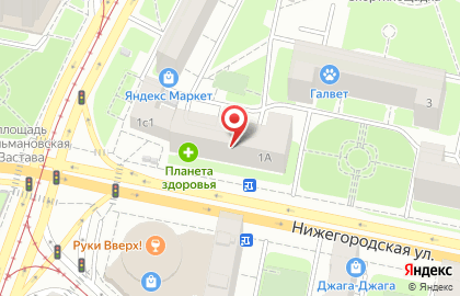 Ярило на Нижегородской улице на карте