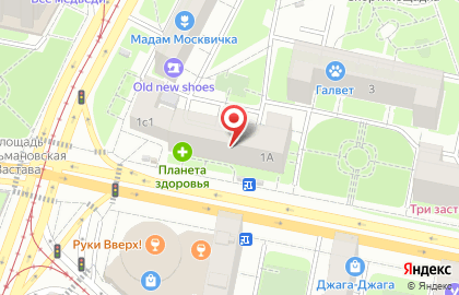 Общество инвалидов, район Таганский на карте