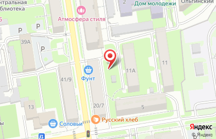 Шевроле на улице Максима Горького на карте