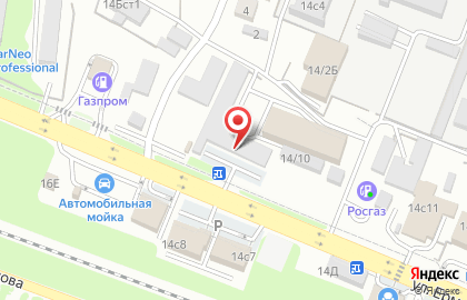 Оконная компания Босфор на улице Ермолова на карте