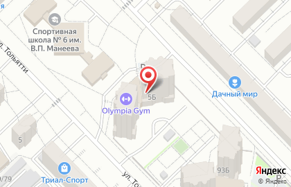 Банкомат СберБанк на улице Пальмиро Тольятти, 5б на карте