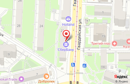 Кафе Ко-Ко ШАВЕРМА на Гвардейской улице на карте