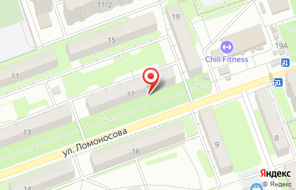 Леди на улице Ломоносова на карте