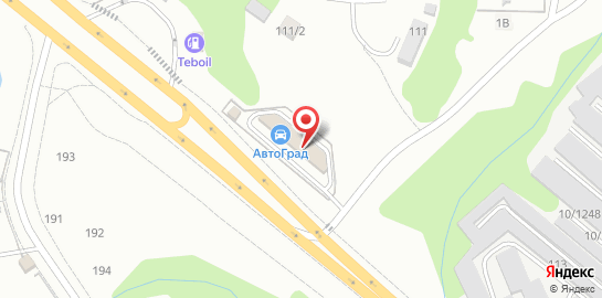 Автосервис АвтоГрад на карте
