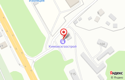 Кимовскгазстрой в Туле на карте