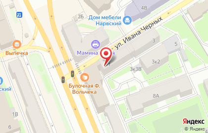 Платина на проспекте Стачек на карте