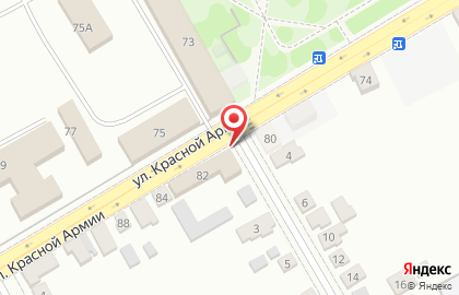 Магазин товаров для рыбалки и туризма Перекат на улице Красной Армии на карте