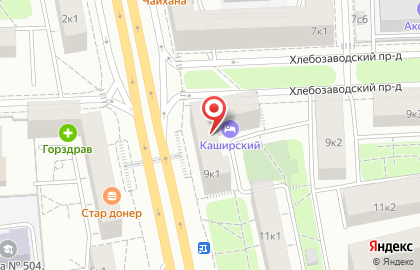 Гостиница 1st Arbat-Hotel на метро Нагорная на карте