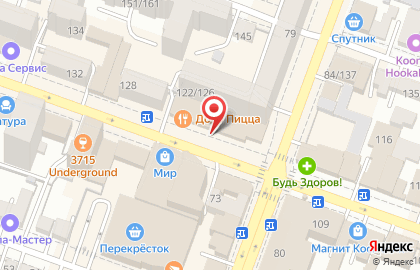 Банк ЗЕНИТ на Московской улице на карте
