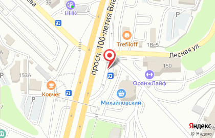 Киоск печатной продукции Пресс-Экспресс на проспекте 100-летия Владивостока на карте