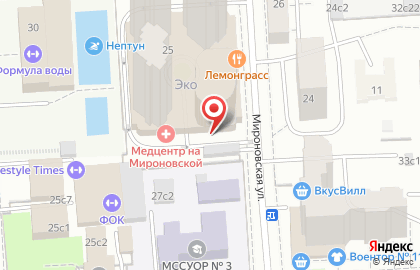 Литех на Мироновской улице на карте