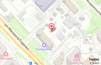 Лабиринт на улице Академика Киренского на карте