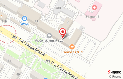 Информационно-аналитический центр, Волгоградская торгово-промышленная палата на улице 7-й Гвардейской на карте
