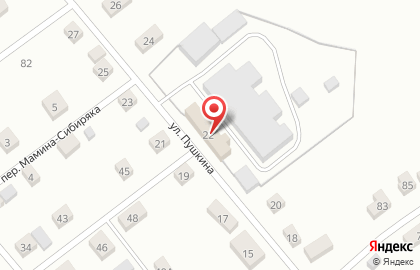 Пекарня Япечка на улице Пушкина на карте