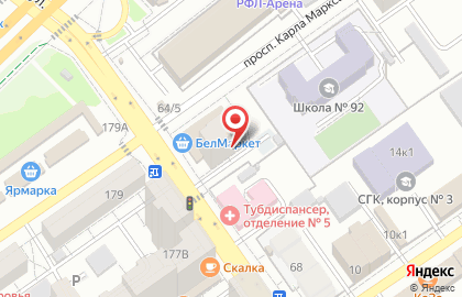 ИпоземБанк на проспекте Карла Маркса, 181 на карте