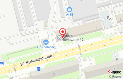 Отдел полиции №2 Управление МВД России по г. Череповцу на карте