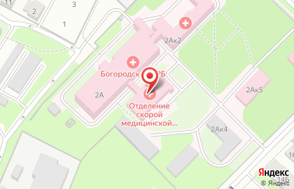 Богородская центральная районная больница на карте