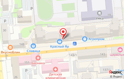 Банкомат АТБ в Железнодорожном районе на карте