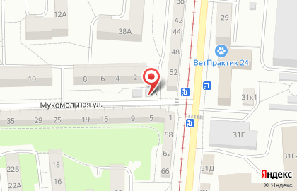 Продуктовый магазин в Калининграде на карте