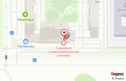 Семейная стоматологическая клиника на проспекте Героя Родионова на карте