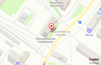 Городской транспорт в Петрозаводске на карте