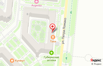 Салон лазерной эпиляции Инфинити на улице Мартынова на карте