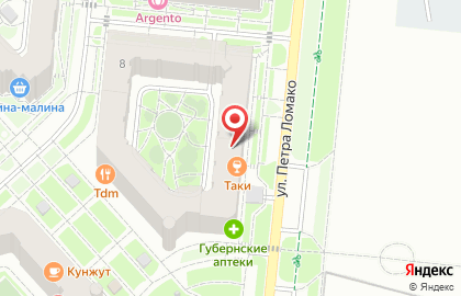Служба доставки ТАКО ПОКЕ на карте