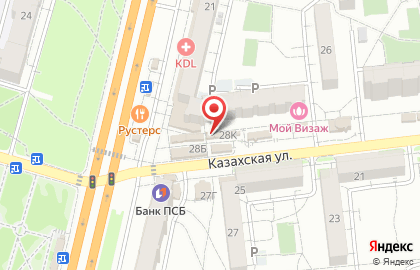Магазин кондитерских изделий Мармеладов на Казахской улице на карте