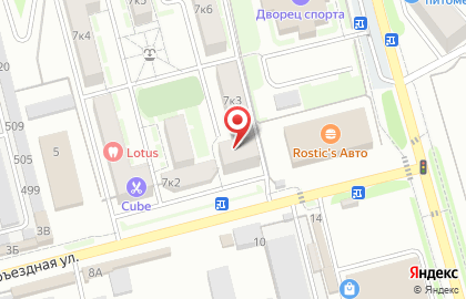 Магазин алкогольных напитков Красное & Белое на Объездной улице на карте
